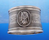 Medallion by Unknown Coin Silver Napkin Ring #71 with Applied Medallion (#9022)