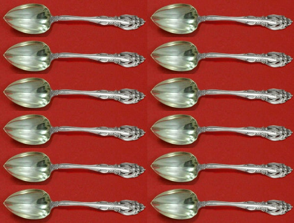 La Scala by Gorham Sterling Silver Grapefruit Sp Custom Set 12 pc Fluted 6 1/4"