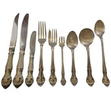 English Gadroon by Gorham Sterling Silver Flatware Set 12 Service 114 Pcs Huge