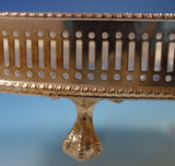 Sheffield Silverplate Tea Tray Gallery Style 2 1/2" x 22" x 12" (#2041)