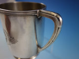 Whiting Sterling Silver Baby Child's Cup Mug Brite-Cut Footed #56C Dated 1866