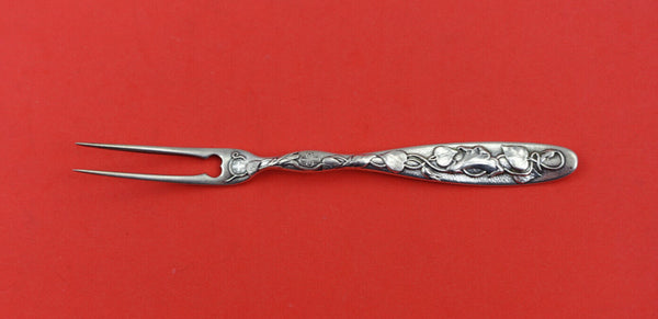 Vine by Tiffany Sterling Silver Fruit Fork 2-tine Morning Glory 6" Berlin Coll.