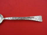 Lap Over Edge Acid Etched by Tiffany and Co Sterling Teaspoon w/ Flowers 6"