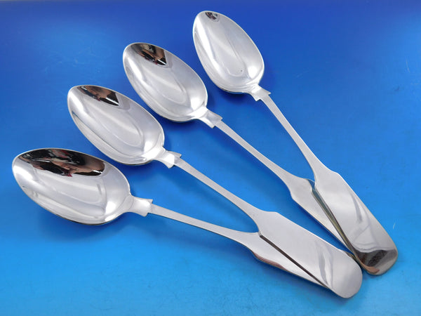 Old English Tipt by Gorham Sterling Silver Serving Spoon Set of 4 pieces 9 1/8"