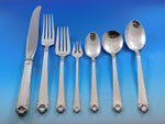 Lamerie by Tuttle Sterling Silver Flatware Set 8 Service 56 pieces Dinner Size