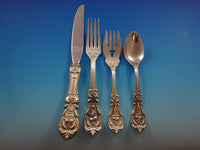 Francis I Reed & Barton Sterling Silver Flatware Service For 12 Set 60 Pieces