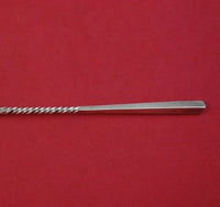 Whiting Sterling Silver Butter Spreader with Twist in Handle 7 1/2"