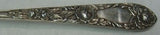Rose by Kirk Sterling Silver Cold Meat Fork 8 3/4"