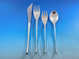 Vision by International Sterling Silver Flatware Set Service 95 Pieces Modern