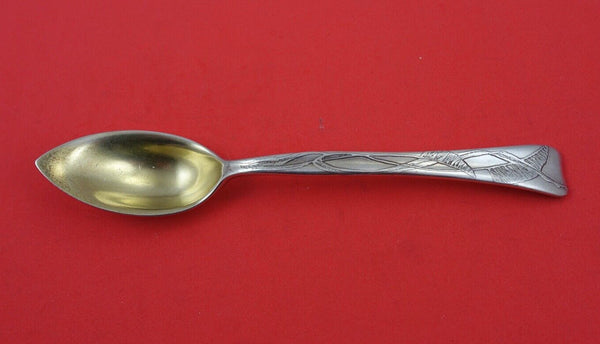 Lap Over Edge Acid Etched by Tiffany & Co Sterling Grapefruit Spoon GW 6" banana