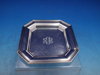 Gazzido Sterling Silver Ash Tray 4.22 OZT 4 3/4" x 1/2" Monogrammed (#6674)