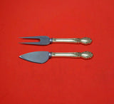 Brocade by International Sterling Silver Hard Cheese Serving Set 2pc Custom Made