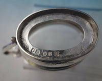 George III by John Emes English Sterling Silver Mustard Pot with Crest (#5439)