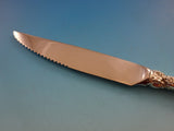 Grande Baroque Wallace Sterling Silver Steak Knife Set 4pc Custom 9 1/4" Serrate