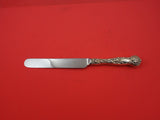Bridal Rose by Alvin Sterling Silver Dinner Knife Blunt Sheffield Blade 9 3/4"