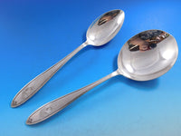 Fiesta by Hallmark Sterling Silver Flatware Set Service 73 pieces G Monogram
