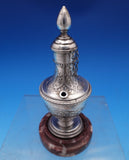 French Sterling Silver Cigar Lighter w/ Marble Base 5 1/4" x 2 1/4" (#8128)