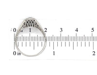 18k Gold Art Deco .15ct Genuine Natural Diamond Filigree Ring Size 7.75 (#J6901)