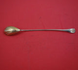 Maintenon by Shiebler Sterling Silver Olive Spoon Gold Washed Original 8 1/4"