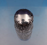 Charles May English Victorian Sterling Silver and Cut Glass Perfume Bottle #9248