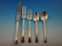 John and Priscilla by Westmorland Sterling Silver Flatware Set Service 63 pieces