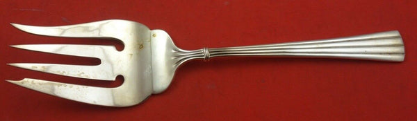 Des Must by Cartier Sterling Silver Cold Meat Fork not gold accent 8 1/2"