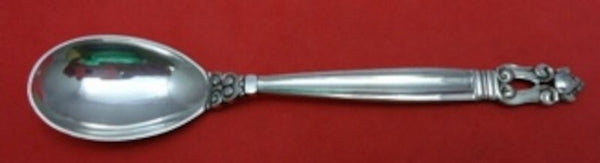 Acorn by Georg Jensen Sterling Silver Egg Spoon All Sterling Ovoid 5" Heirloom