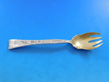 Lap Over Acid Etched Tiffany Sterling Silver Ice Cream Fork GW Forge Me Not