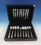 Castle Rose by Royal Crest Sterling Silver Grille Flatware Set 8 Service 48 Pcs