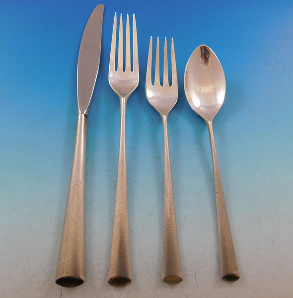 Royal Satin by Wallace Sterling Silver Flatware Set for 12 Service 55 pieces