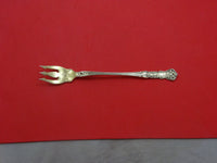 Pansy by International Sterling Silver Cocktail Fork Goldwashed 5 1/2"