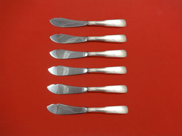 Eighteen Ten 1810 International Sterling Silver Trout Knife Set 6pc Custom 7 1/2