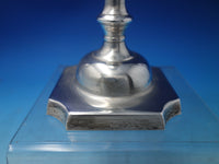 Shreve Sterling Silver Candlestick Pair Colonial Style 8 3/4" (#6149)