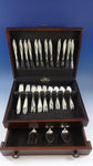 Vivant by Oneida Sterling Silver Flatware Set Service 51 Pieces Modernism Sleek