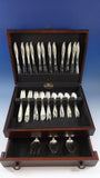 Vivant by Oneida Sterling Silver Flatware Set Service 51 Pieces Modernism Sleek