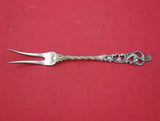 Dobbel Rokokko by Brodrene Lohne Norwegian Sterling Silver Cold Cut Fork 7 5/8"