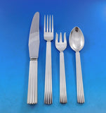Bernadotte by Georg Jensen Sterling Silver Flatware Set Service 145 pcs Luncheon