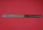 Kozuka by Unknown Bronze Handle Regular Knife with SP Blunt Blade and Birds 9"