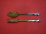 Ancestry by Weidlich Sterling Silver Salad Serving Set w/  Wood 10 1/8"