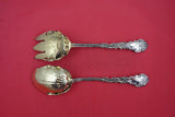 Versailles by Gorham Sterling Silver Salad Serving Set shell bowl 11"