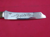 Kozuka by Gorham Sterling Silver Bronze Fish Knife BC Two Men Squid Bird Horse
