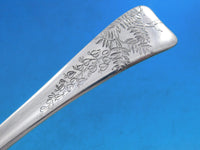 Lap Over Acid Etched Tiffany Sterling Silver Spade Server Bleeding Heart 10 3/8"