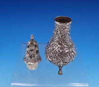 Rose by Stieff Sterling Silver Salt and Pepper Shaker Set 2pc #12B (#7773)