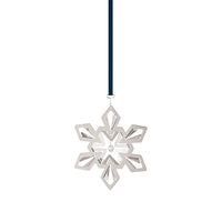 2024 Georg Jensen Christmas Holiday Ornament Silver Pall. Plated Snowflake - NOS
