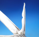 Medallion by Unknown Sterling Silver Pocket Knife w/Nut Pick Fruit Knife (#7237)