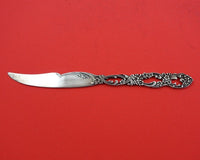 Towle Sterling Silver Paper Knife FH All Sterling Pierced w/ Flowers #44 6 5/8"