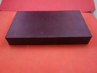 Japanese 800 Silver Dessert Set w/ enameled flowers & leaves in Original Box