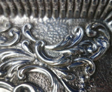 Joseph Gloster English Victorian Sterling Silver Tray Rectangular Chased #6289