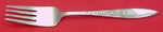 White Paisley by Gorham Sterling Silver Salad Fork 6 3/4" Vintage Flatware