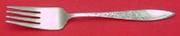 White Paisley by Gorham Sterling Silver Salad Fork 6 3/4" Vintage Flatware